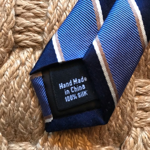 JC Penney Stafford Silk Neck Tie - Picture 3 of 4